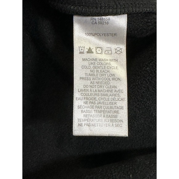 Pendleton Whisky Let's Buck Black Fleece Zip Embroidered Vest Men's SZ: XL - Picture 4 of 6